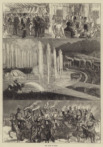 The Shah in Paris by Sir John Charles Robinson